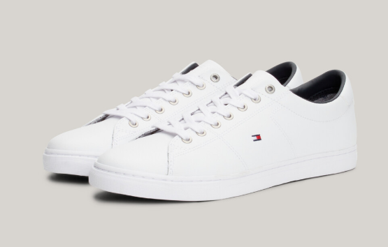 Tommy Hilfiger Essential Leather Lace Up Trainers