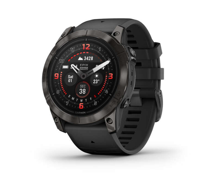 Garmin Epix Pro Gen 2 51mm Sapphire Edition - Carbon Gray DLC Titanium with Black Band