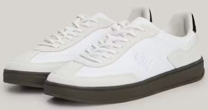 Tommy Hilfiger Heritage Suede Court Trainers