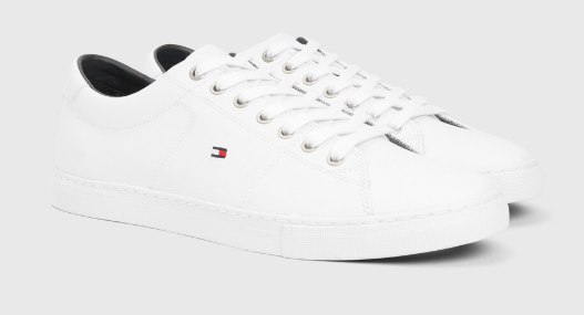 Tommy Hilfiger Essential Leather Lace Up Trainers
