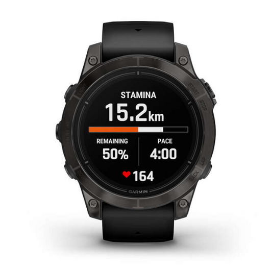 Garmin Epix Pro Gen 2 47mm Sapphire Edition- Carbon Gray DLC Titanium with Black Band
