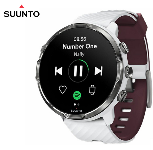 Suunto 7 GPS Smartwatch - White Burgundy