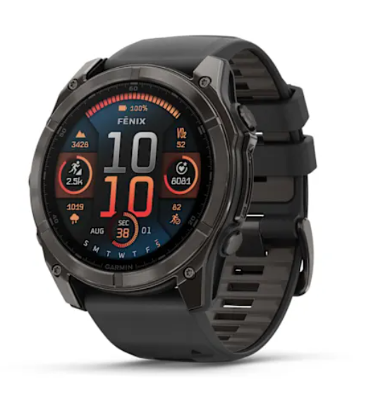 Garmin fēnix® 8 (51 mm), AMOLED Slate gray with Black silicone band