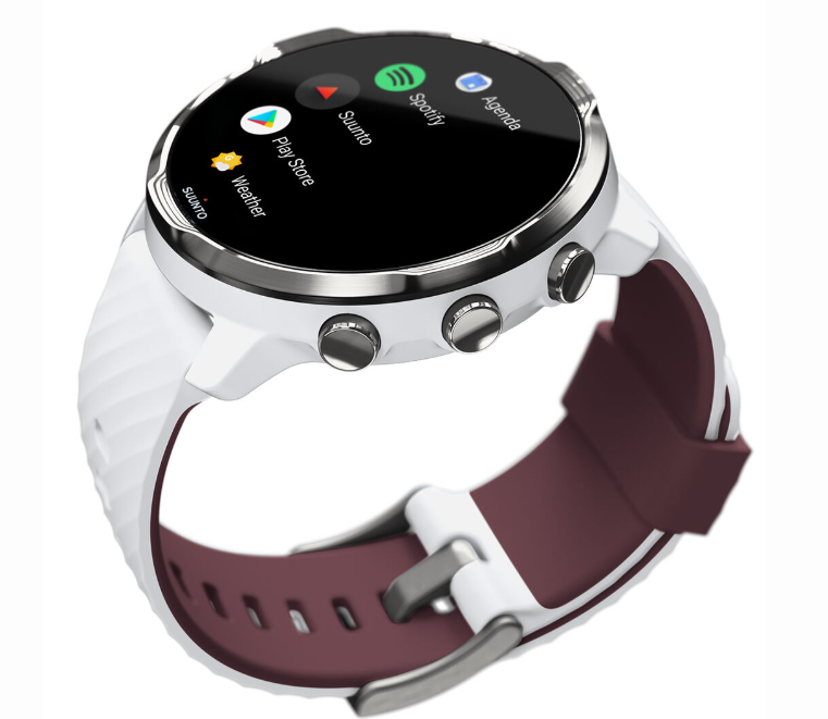 Suunto 7 GPS Smartwatch - White Burgundy