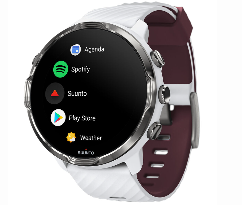 Suunto 7 GPS Smartwatch - White Burgundy